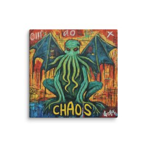 Our Lord Cthulhu Canvas Print