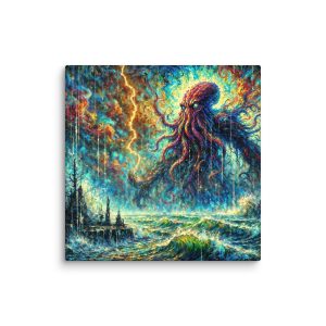 Cthulhu Arrives Canvas Print