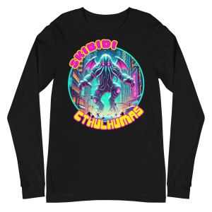 Skibidi Cthulhumas Holiday Horror Long-Sleeve Tee