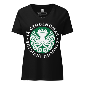Cthulhu Invictus Holiday Women’s V-neck Tee